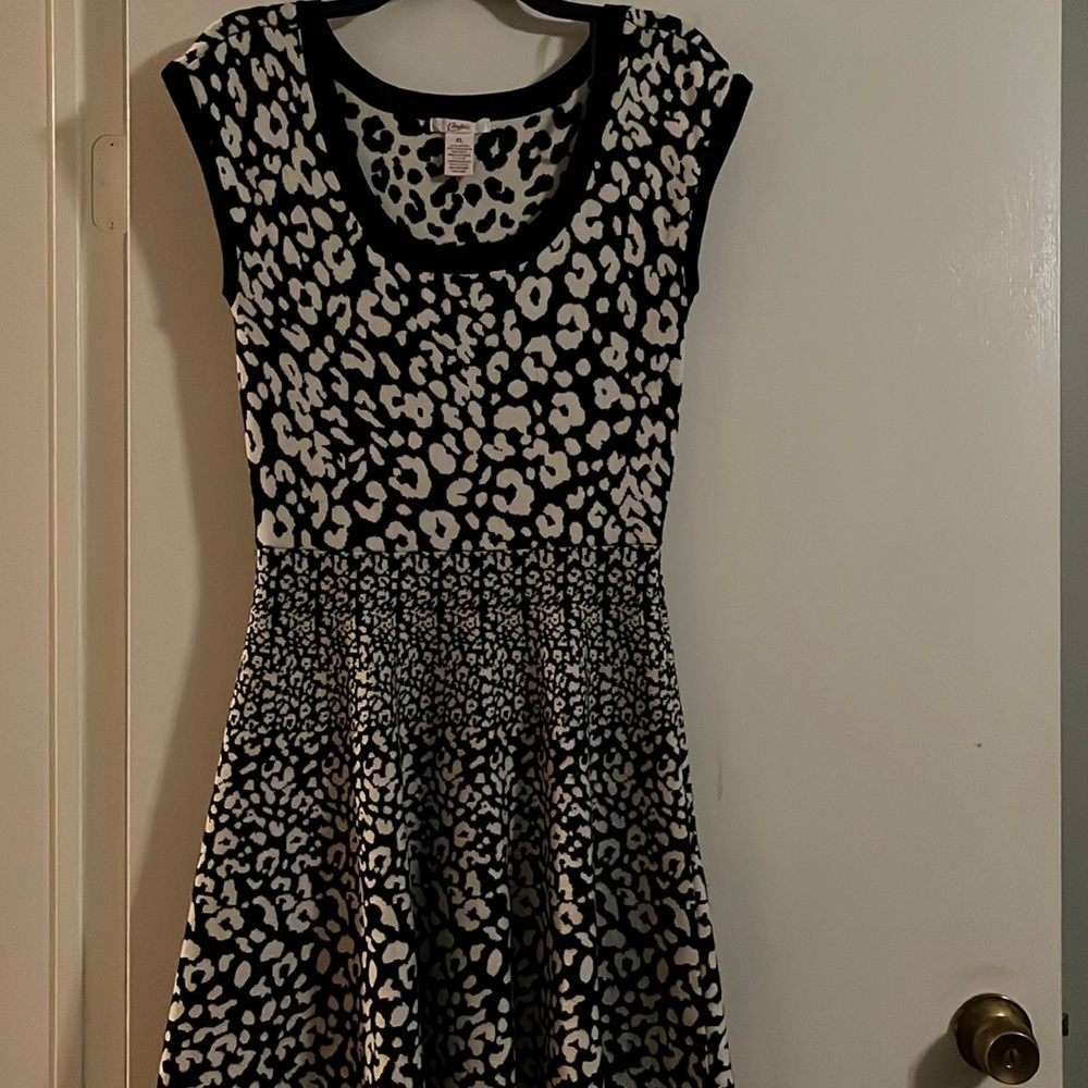 Cheetah print dress